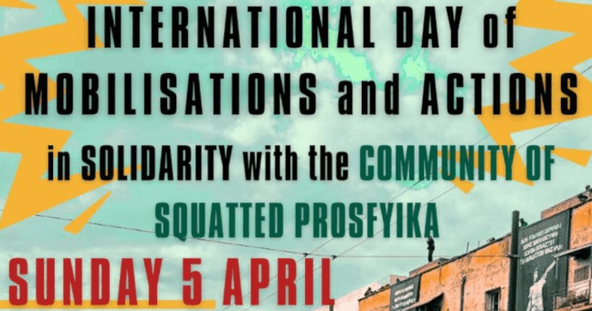 Acciones en solidaridad con&nbsp;Prosfygika