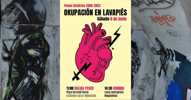 No podrán desalojar nuestras ideas: un paseo histórico de la okupación en Lavapiés&nbsp;(2006-2023)